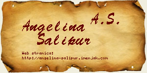 Angelina Šalipur vizit kartica